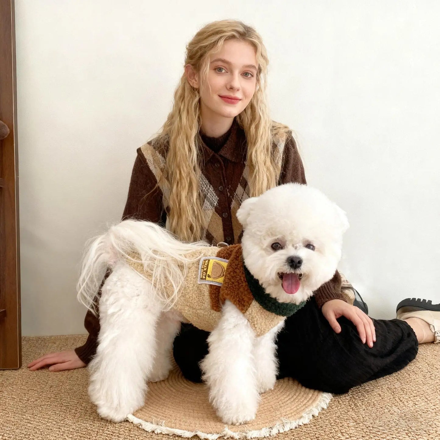 Dog Sweater Soft Zipper