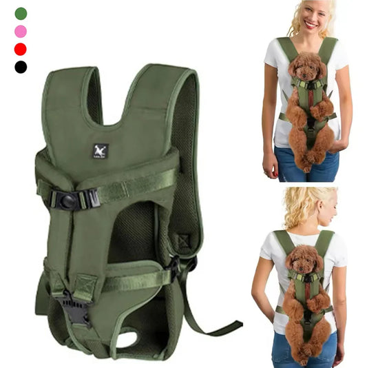 Pet Backpack Carrier For Cat Dogs Front Travel