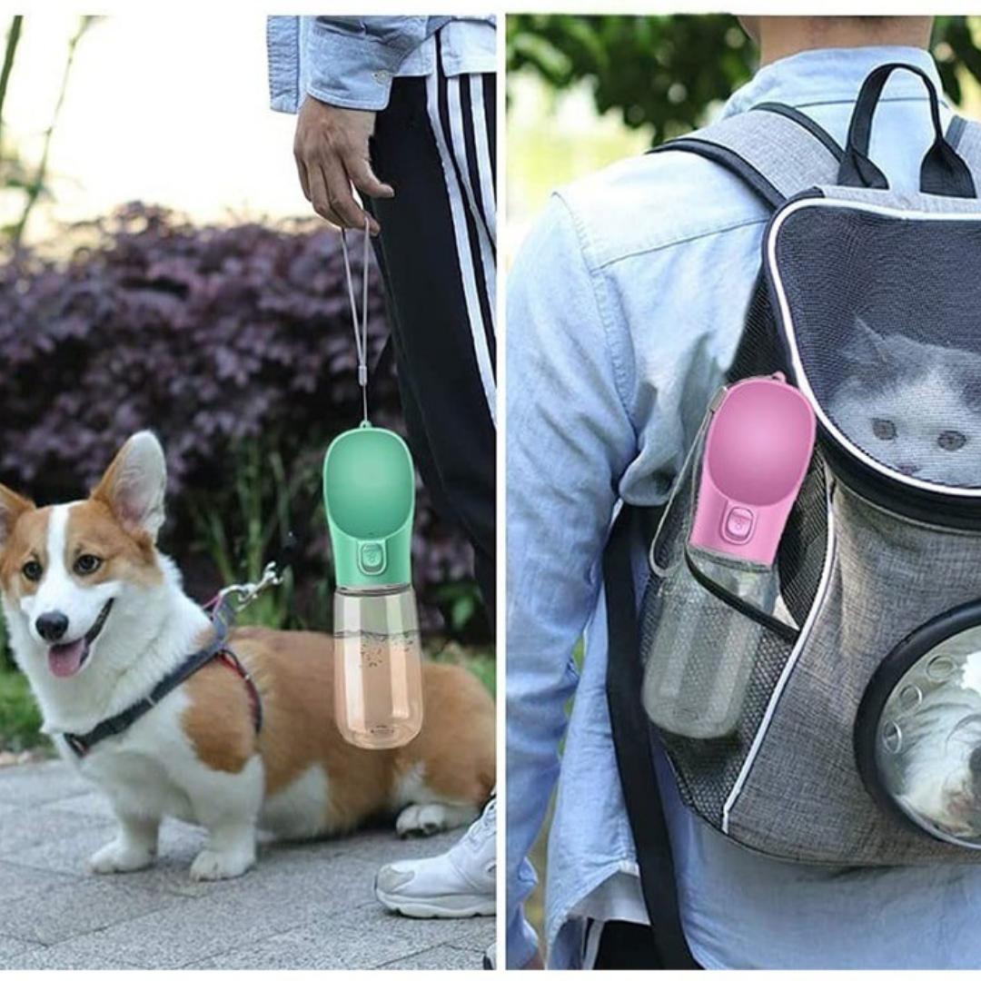 Portable Pet Dog Water & Food Bottle